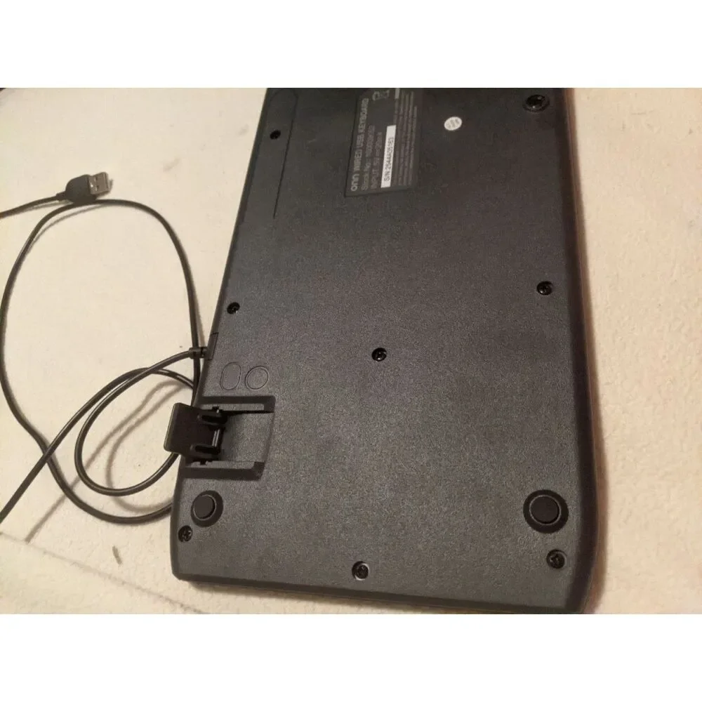 onn. Black Wired USB Keyboard Model 100008652 Office Computer PC Mac